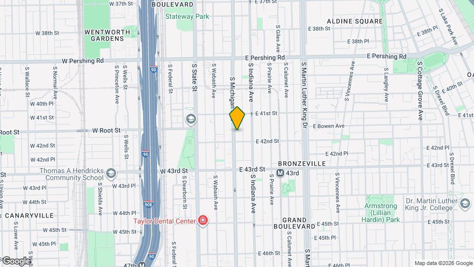 4143 S Michigan Ave Map and Location Details