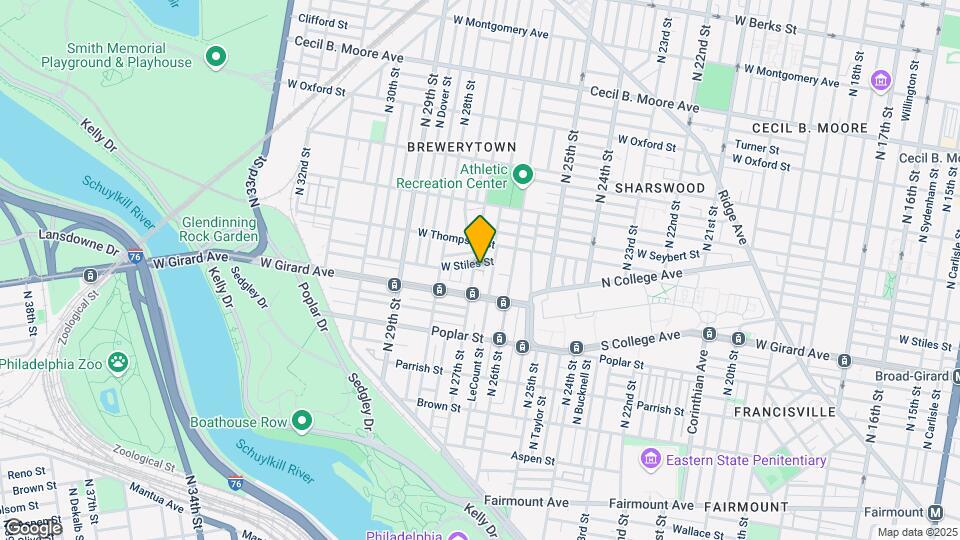 1237 N 27th St, Unit B Mapa y Detalles de la Ubicación