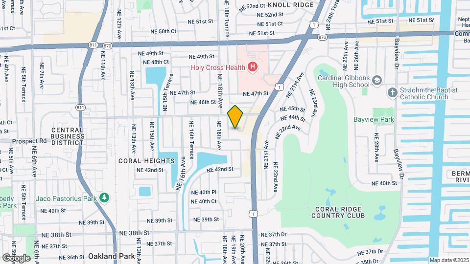 4411 NE 19th Ter Mapa y Detalles de la Ubicación