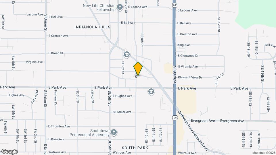 3117 SE 8th St Map and Location Details