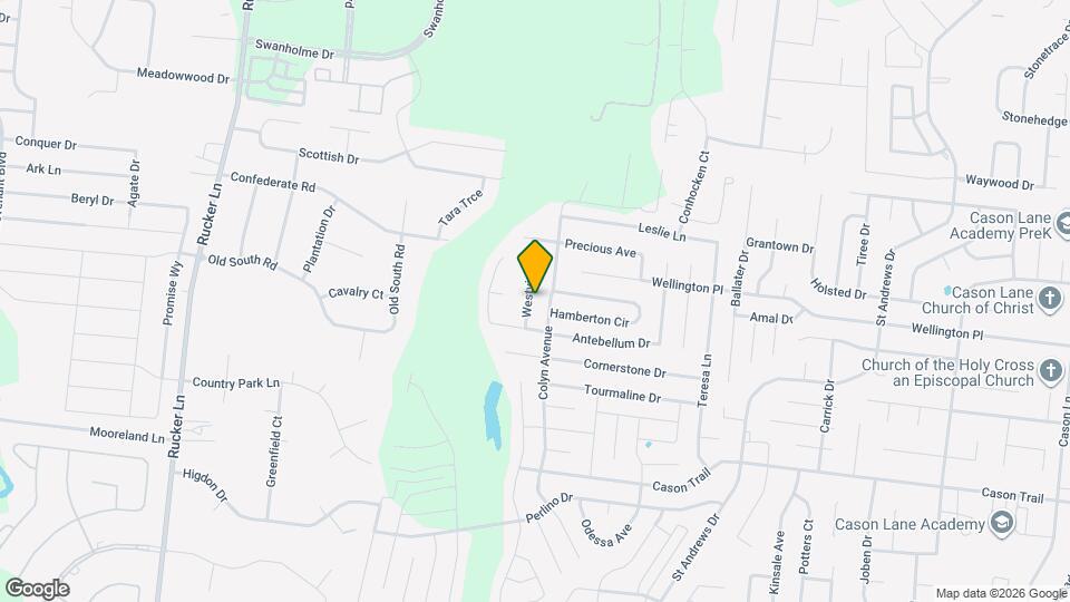 1449 Westview Dr Map and Location Details