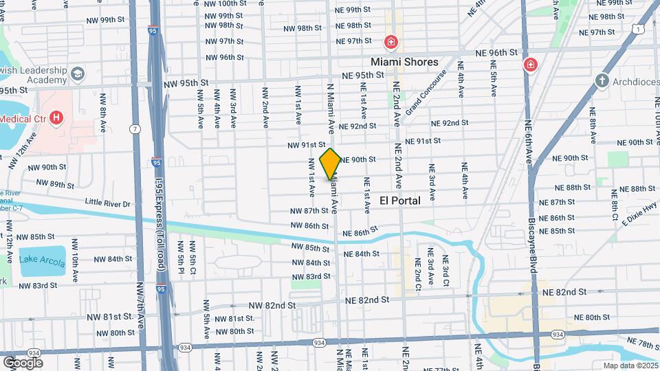 8850 N Miami Ave Map and Location Details
