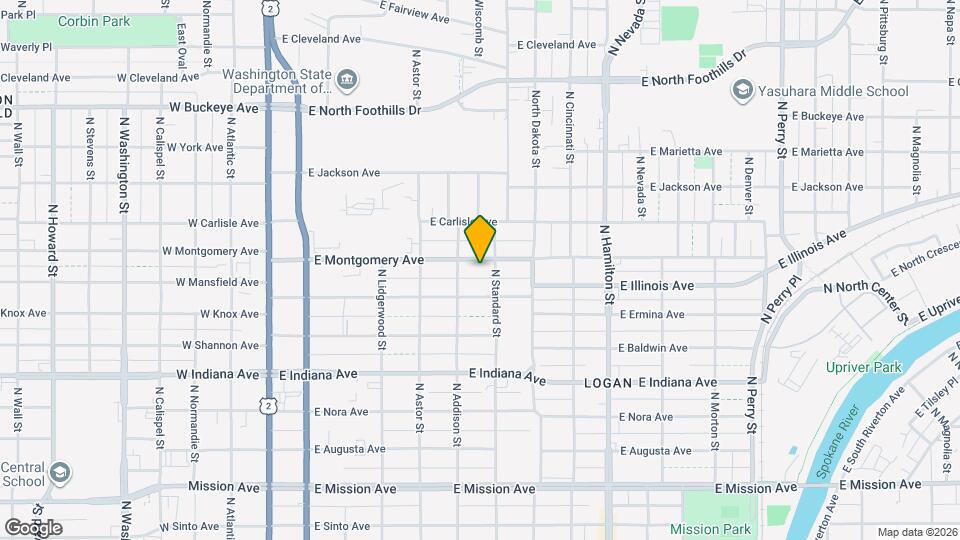 516 E Montgomery Ave Map and Location Details