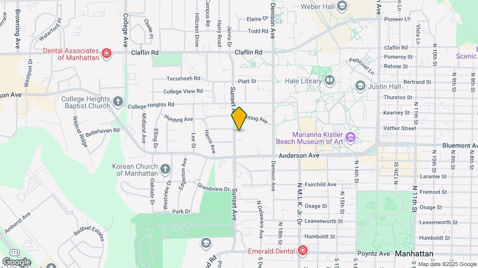 814 Sunset Ave Map and Location Details