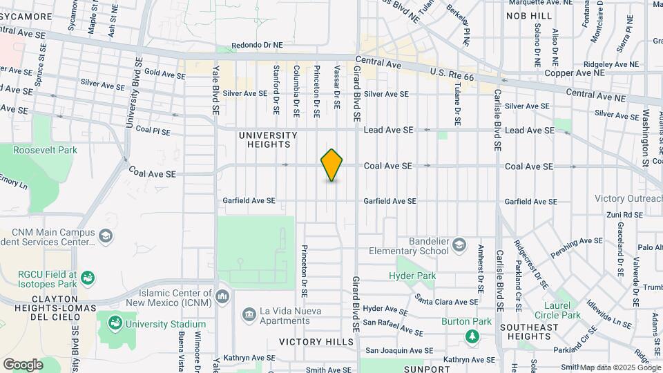 415 Vassar Dr SE Map and Location Details