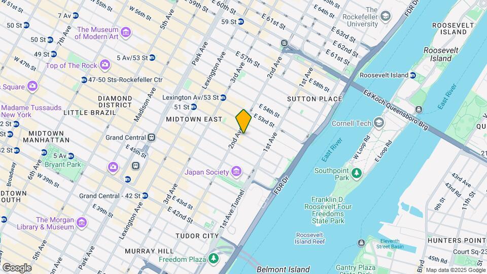 306 E 51st St, Unit 2A Map and Location Details