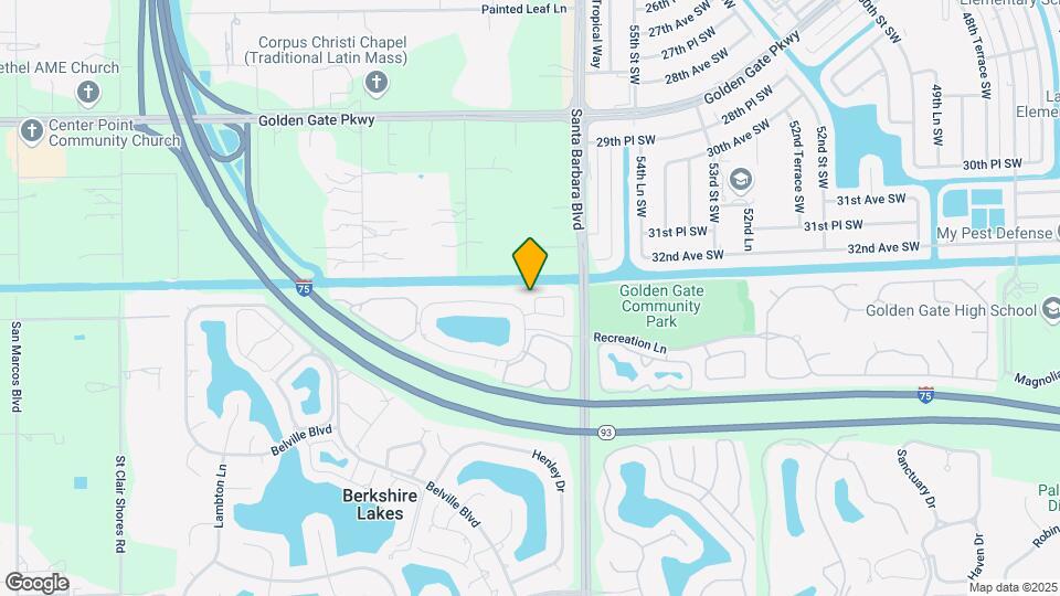 1590 Trafalgar Ln Map and Location Details