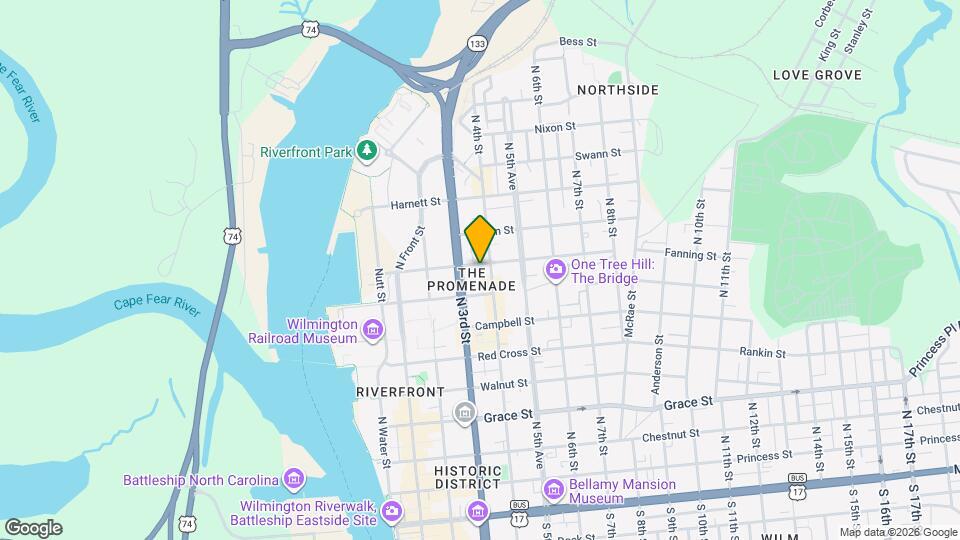 312 Brunswick St-Unit -B Map and Location Details