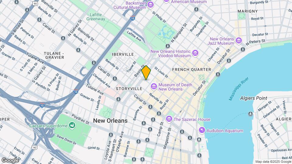 1026 Bienville Ave Map and Location Details