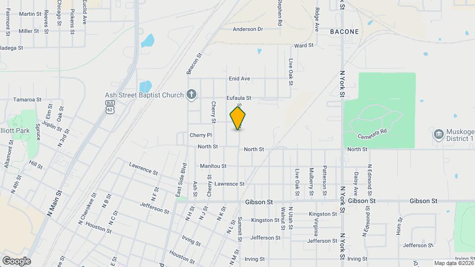 1409 Summit St Map and Location Details