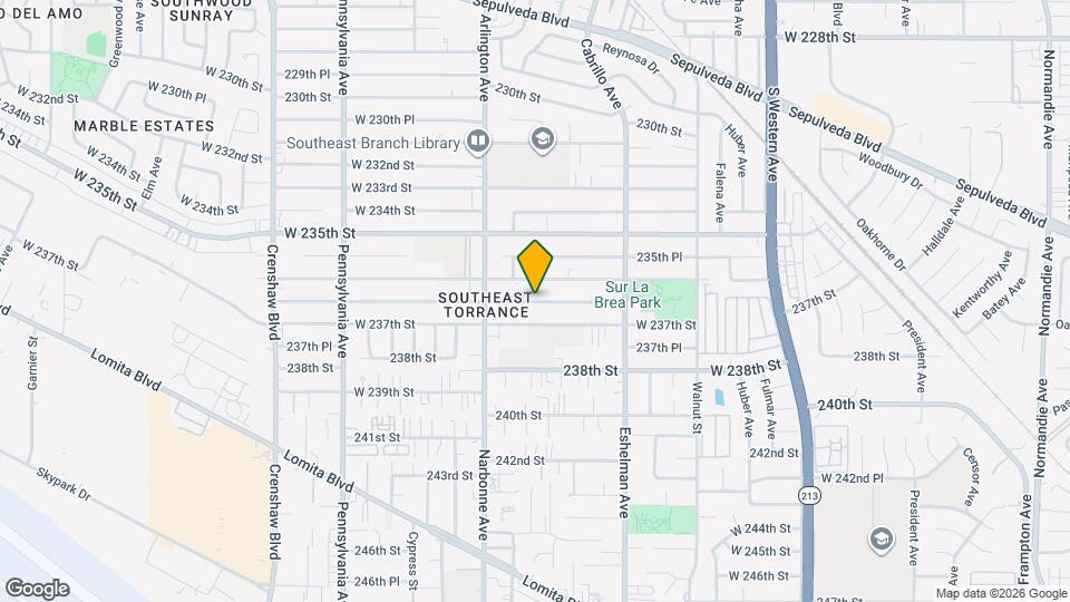 2125 235th Pl Mapa y Detalles de la Ubicación
