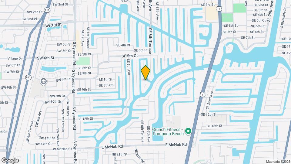 820 SE 6th Ave Map and Location Details