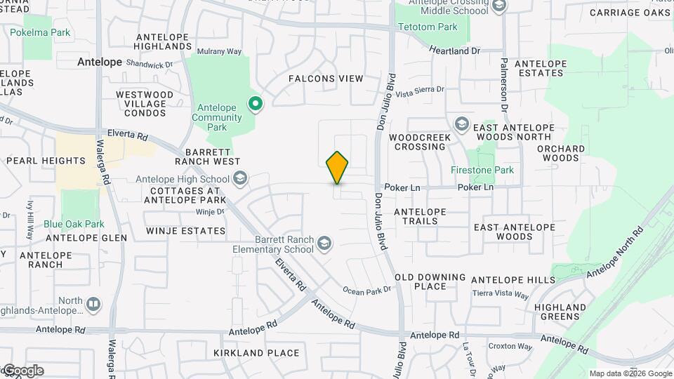 7996 Carraway Dr Map and Location Details