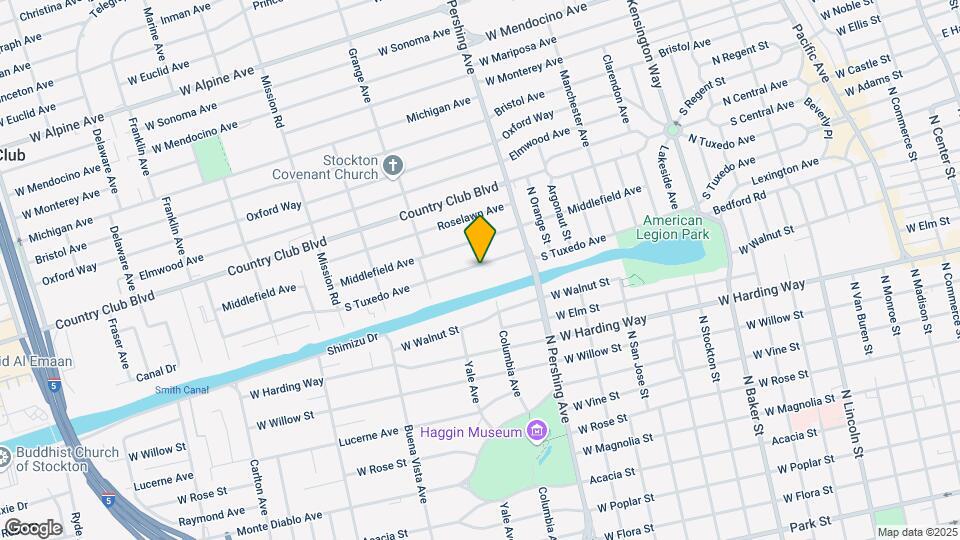 1528 S Tuxedo Ave Map and Location Details