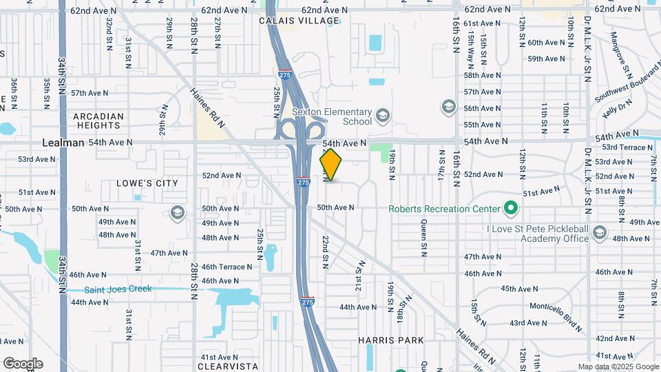 2122 52nd Ave N Map and Location Details