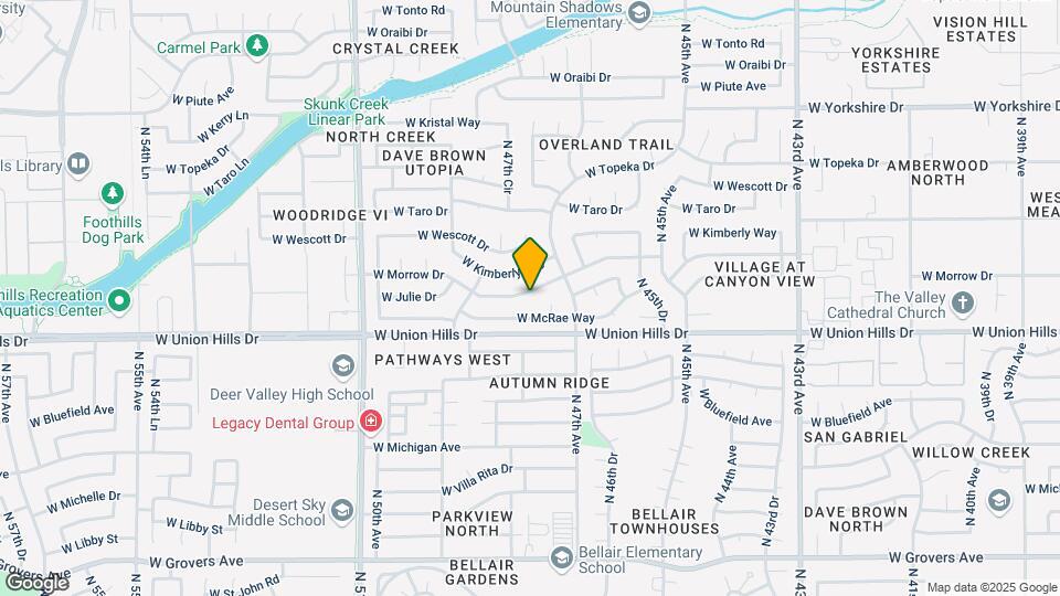 4739 W Morrow Dr Map and Location Details