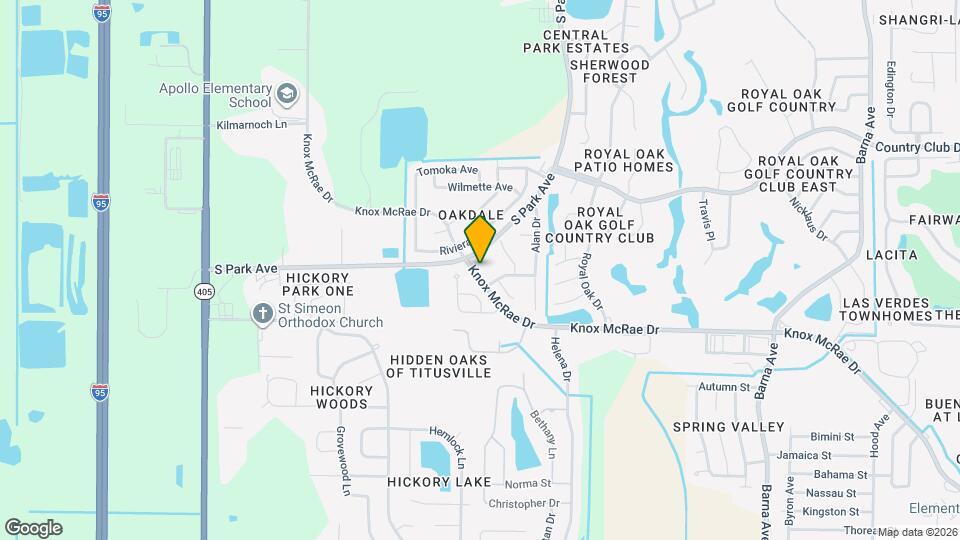 2605 S Park Ave Map and Location Details