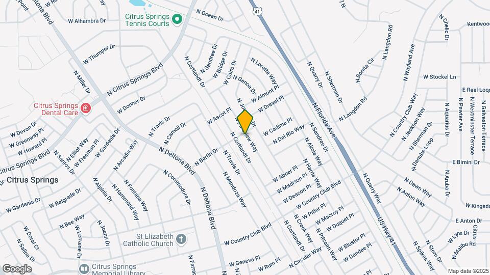 9412 N Pineview Way Map and Location Details
