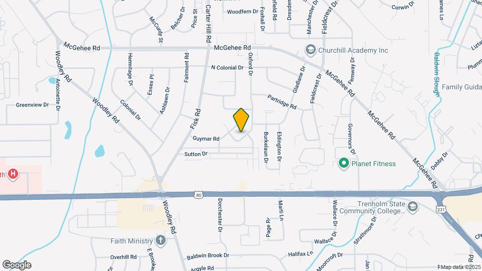 2632 Oxford Dr Map and Location Details