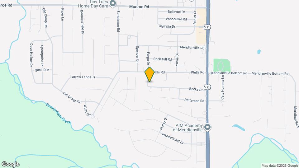 295 Becky Dr Map and Location Details