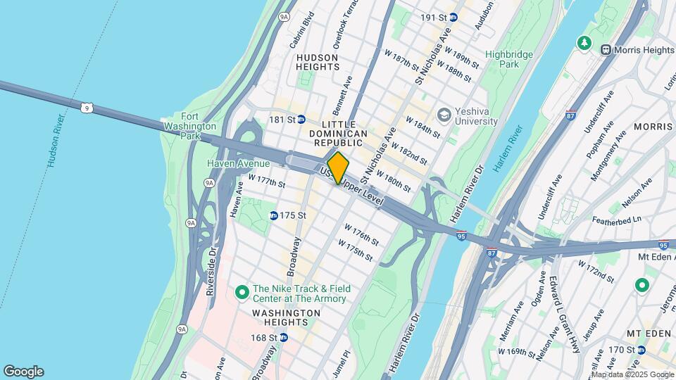 612 W 178th St Map and Location Details