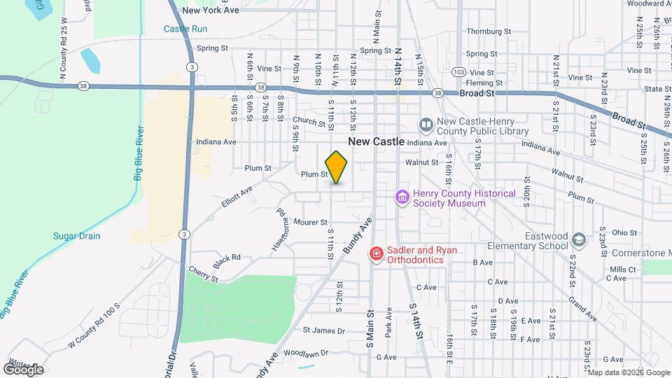 536 S 11th St Map and Location Details