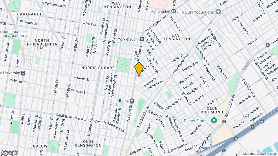 2020 Dreer St Mapa y Detalles de la Ubicación