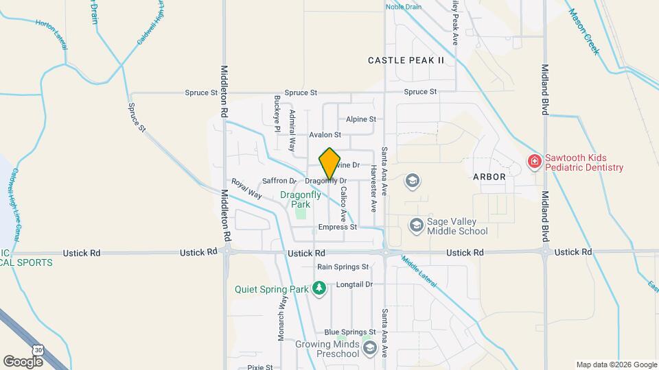 18424 Spicebush Ave Mapa y Detalles de la Ubicación