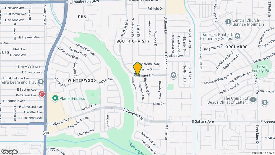 5591 Ballinger Dr Map and Location Details