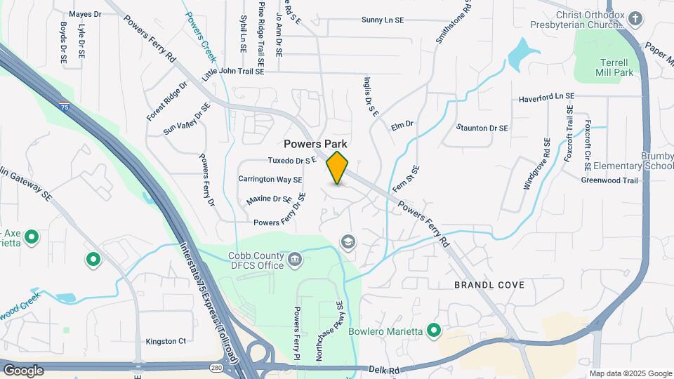 2017 Powers Ferry Trce SE, Unit 2017 Map and Location Details