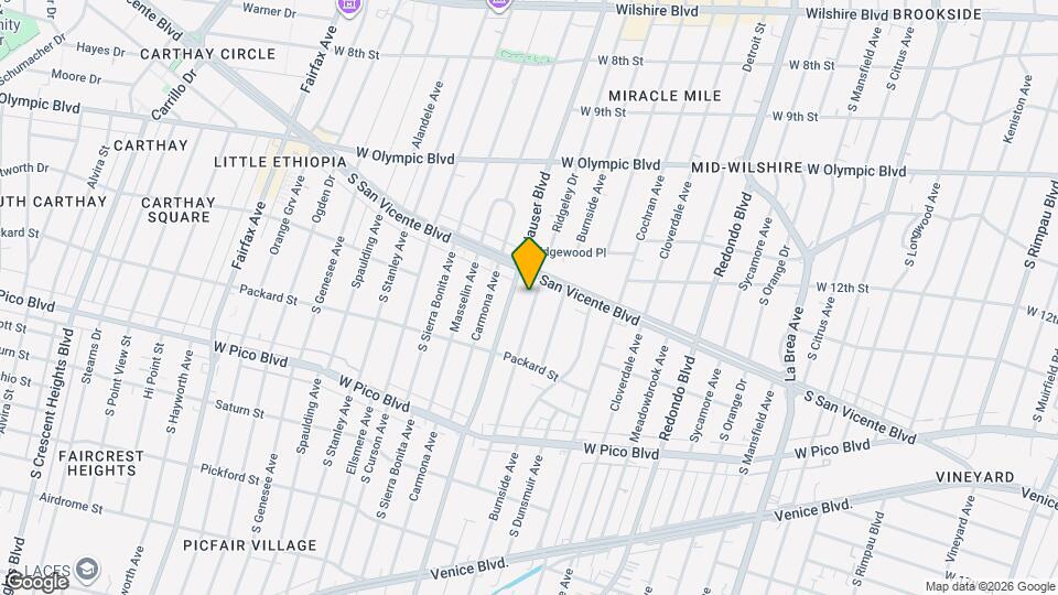 1227 Ridgeley Dr Map and Location Details