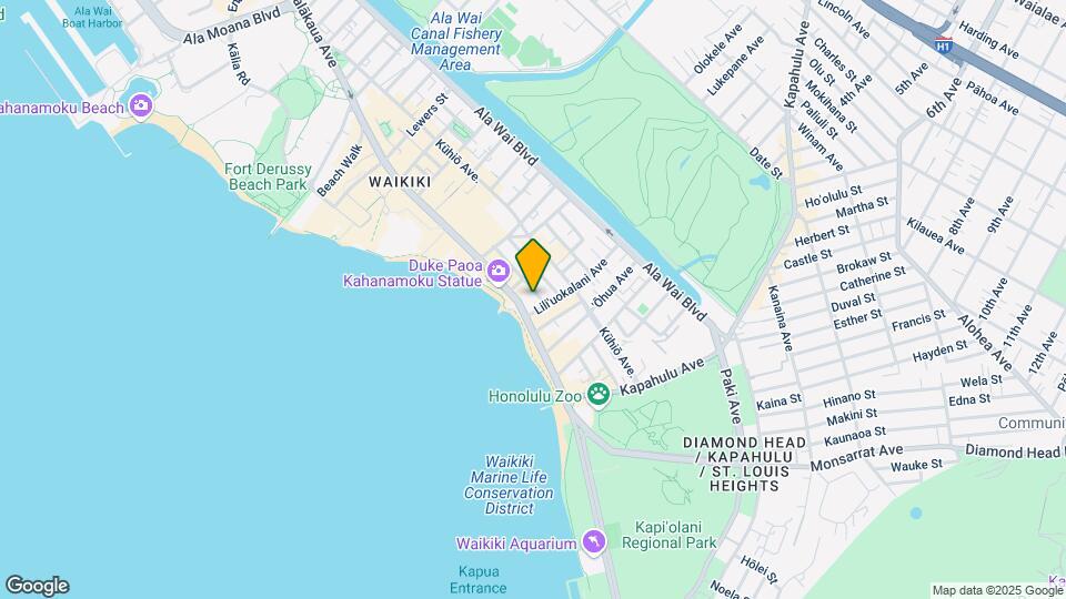 2470 Kalakaua Ave Map and Location Details