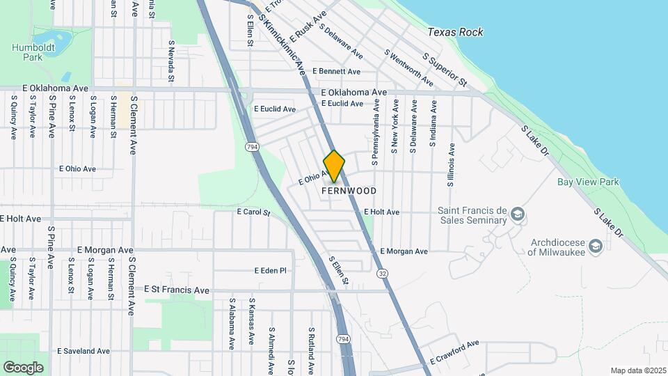 3332 S Springfield Ave Map and Location Details