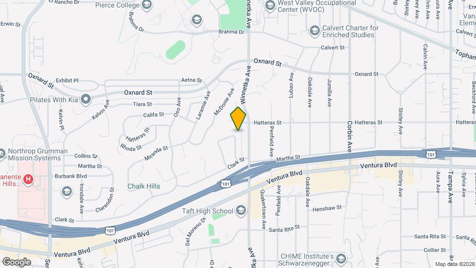 5706 Comanche Ave Map and Location Details