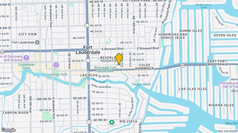 1111 E Las Olas Blvd, Unit SI ID1635736P Map and Location Details