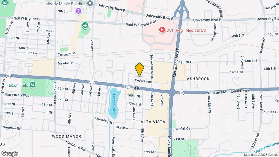 218 Cedar Crest Map and Location Details