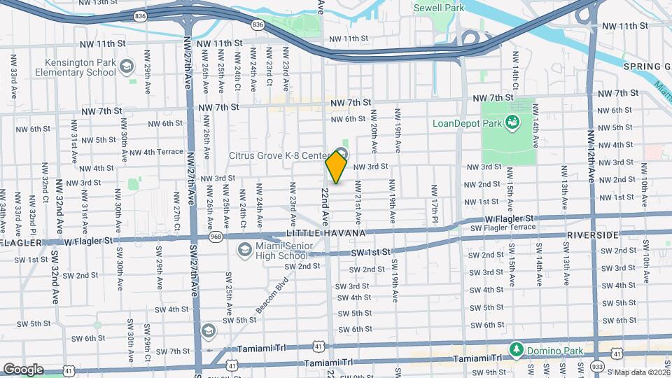 2169 NW 1st Terrace Map and Location Details