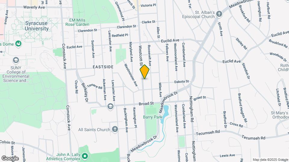 1025 Westcott St Map and Location Details