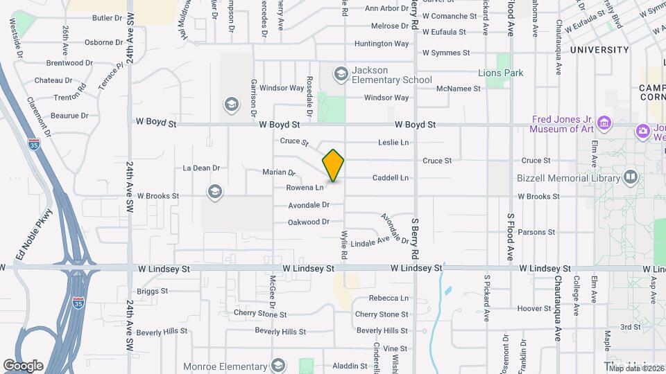 1520 Rowena Ln Map and Location Details