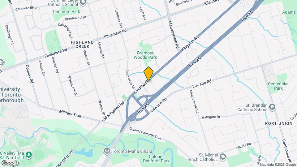 6187 Kingston Rd Map and Location Details