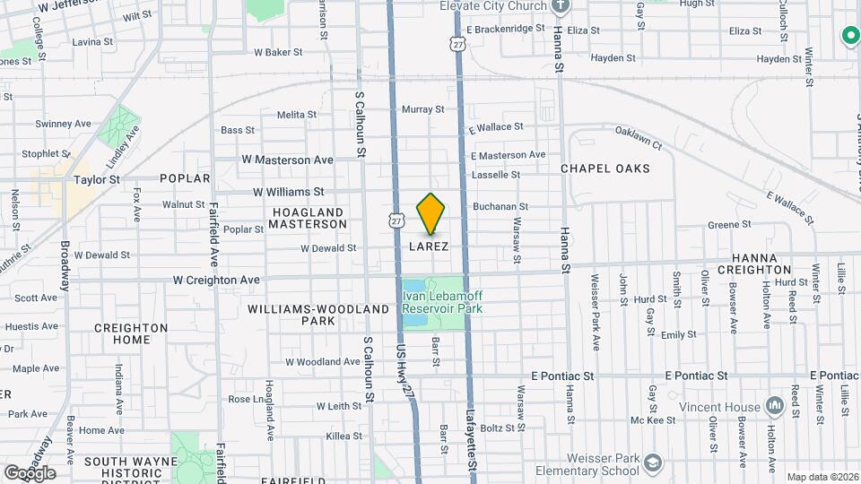 2190 Barr St, Unit 2190 Barr Street Map and Location Details