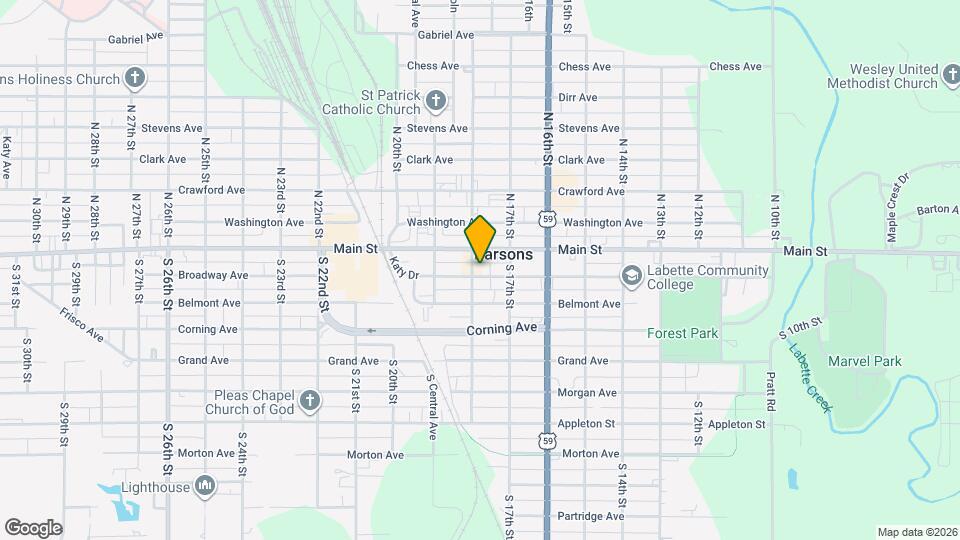 Parsonian Apartments Map and Location Details