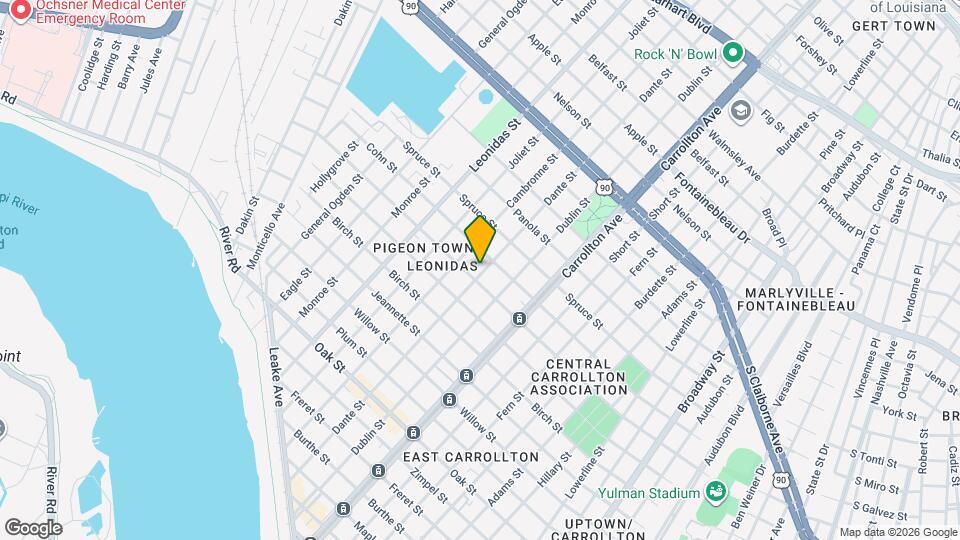 1812 Dante St, Unit 1812 Dante St Mapa y Detalles de la Ubicación