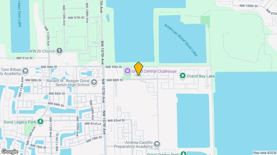 8805 NW 103rd Pl Map and Location Details