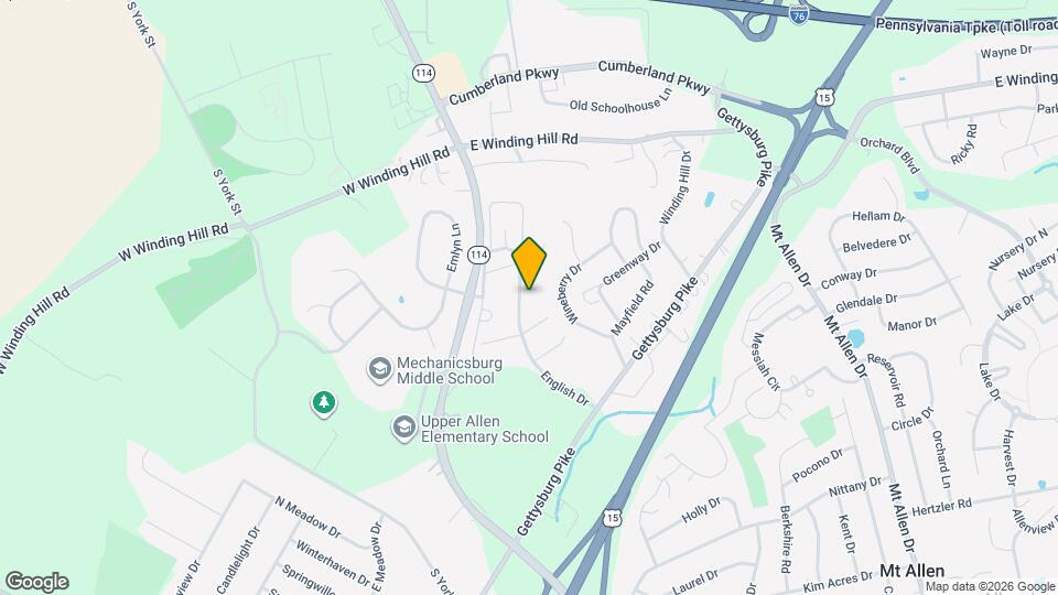 1703 English Dr Mapa y Detalles de la Ubicación