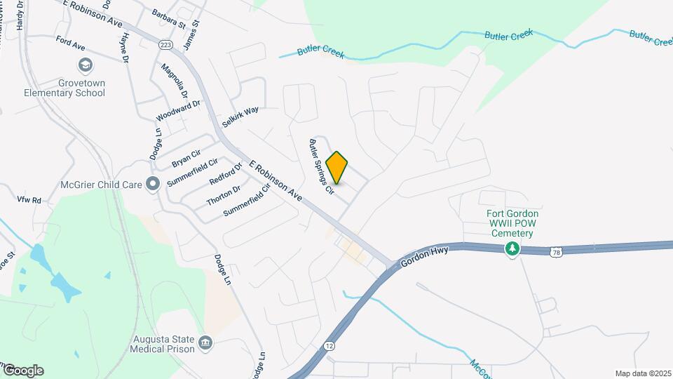 608 Butler Springs Cir Map and Location Details