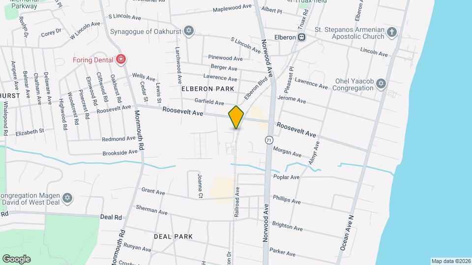 339 Elberon Blvd Map and Location Details