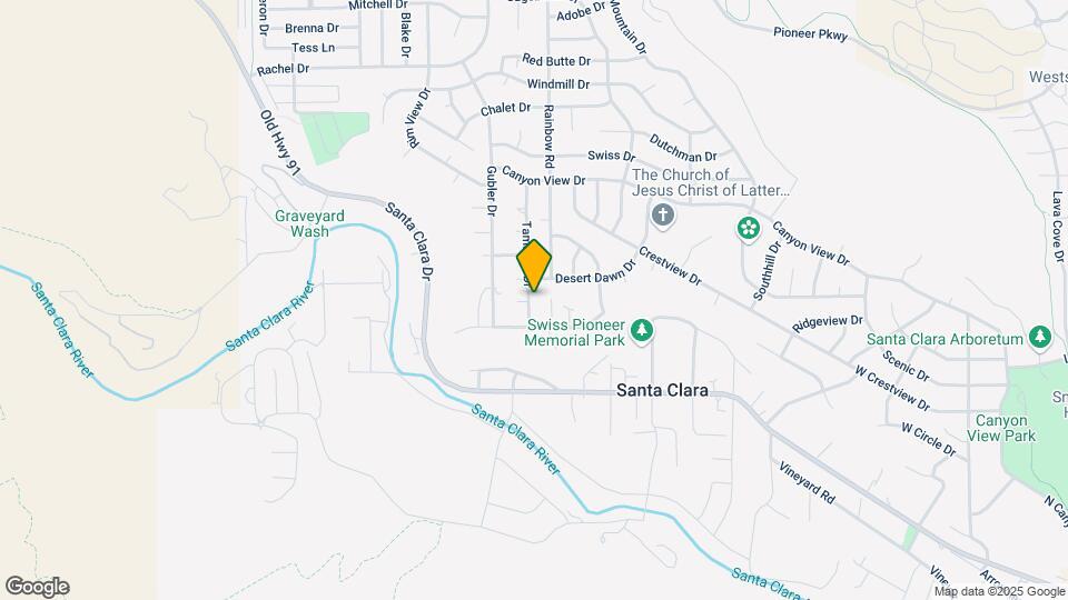 1686 Tamarisk Dr Map and Location Details