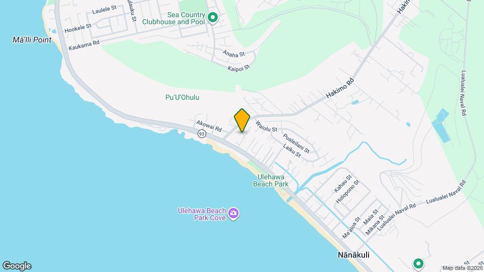 87-1698 Farrington Highway Unit J2 Map and Location Details