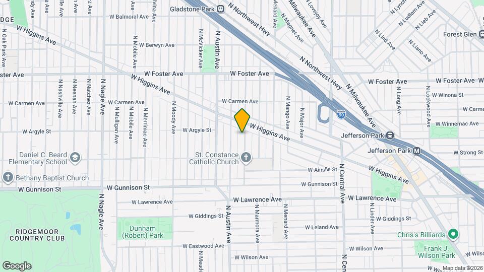 4950 N Marmora Ave Mapa y Detalles de la Ubicación